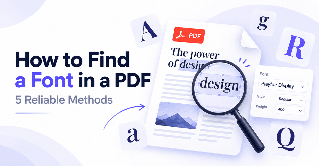 How to Find a Font in a PDF