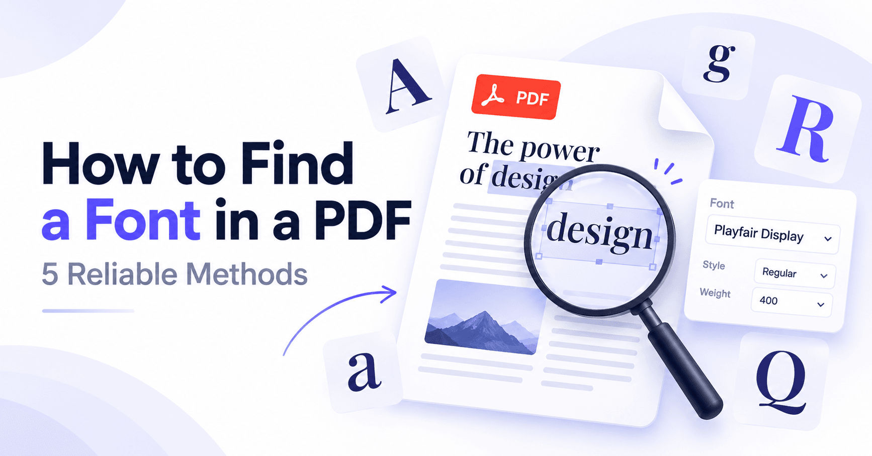 How to Find a Font in a PDF