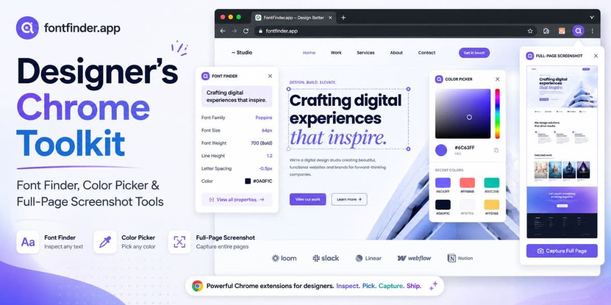 Chrome Extensions for Designers