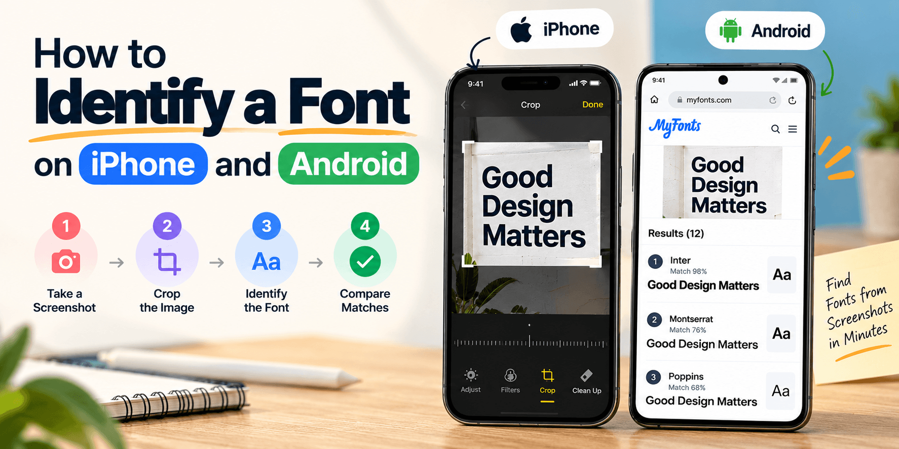 How to Identify Font in iPhone N Android