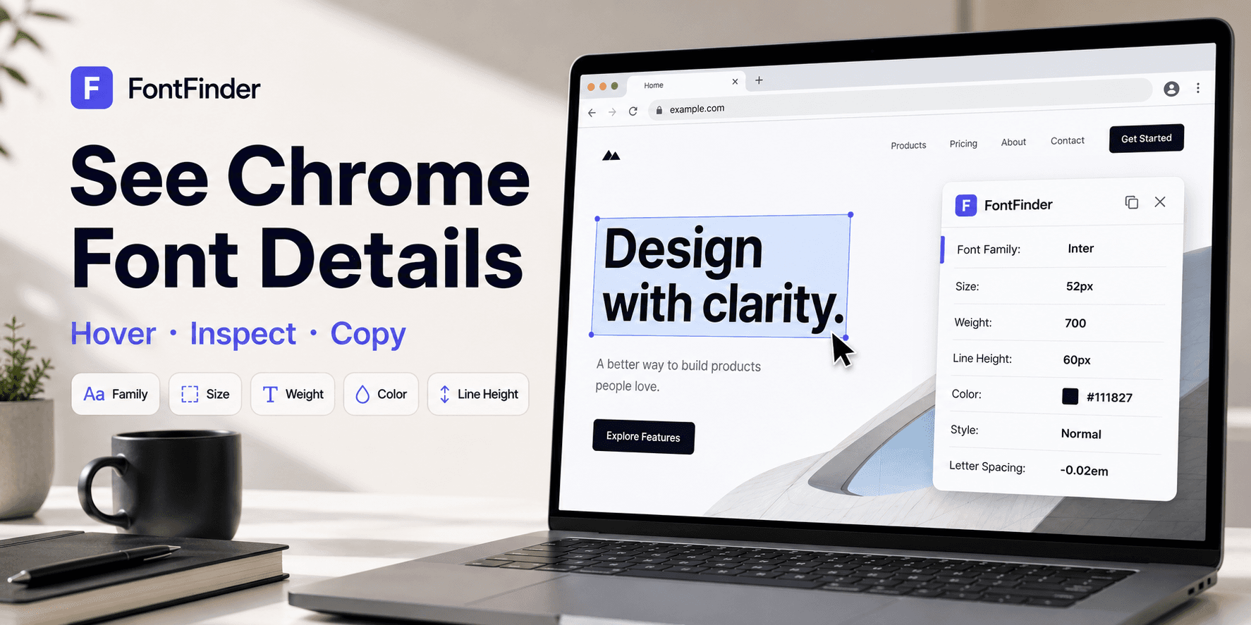 See Chrome Font Deatils